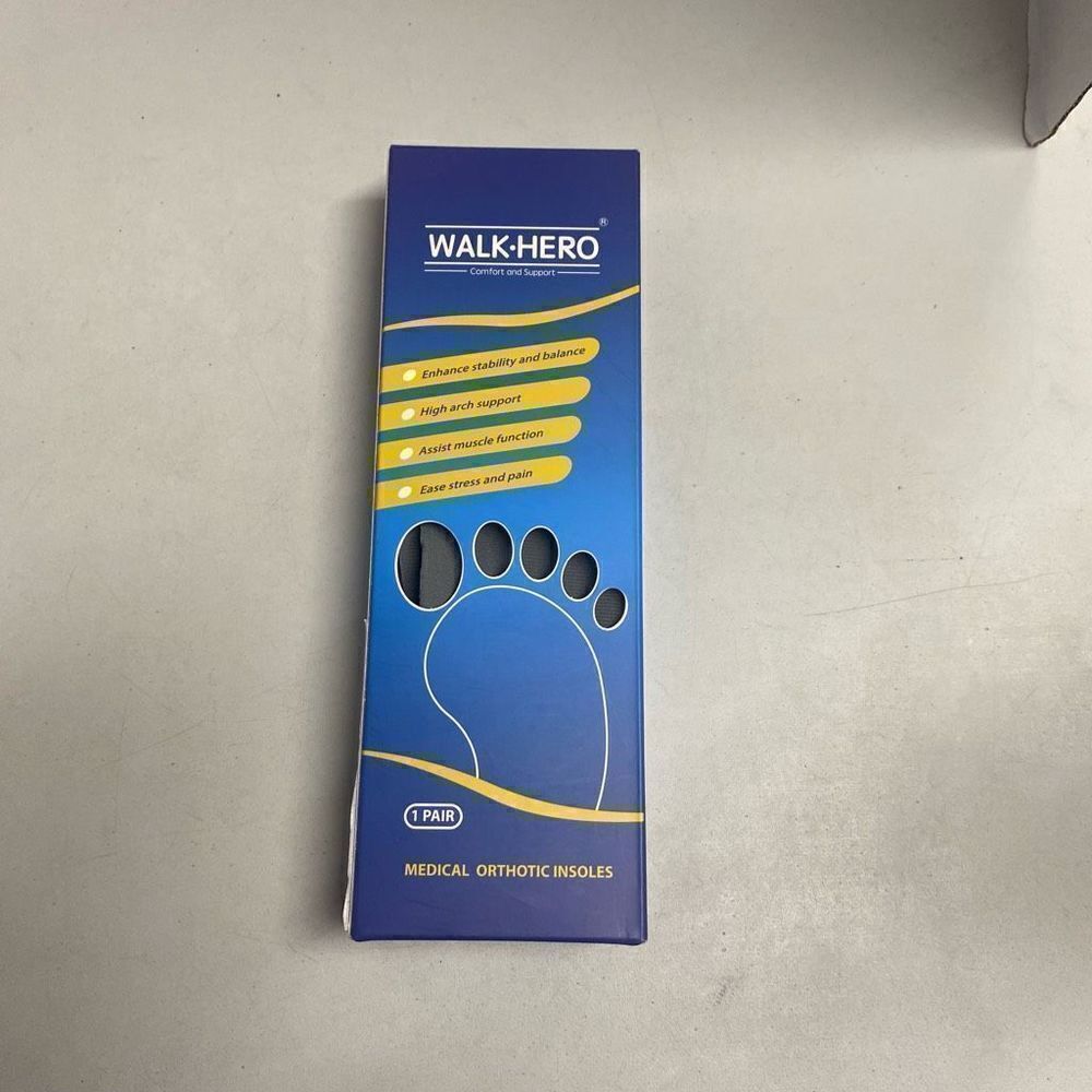 WALK HERO Arch Support Insoles Orthotics Men’s Size‎ 4 -4.5 Women’s Size 5.5-6